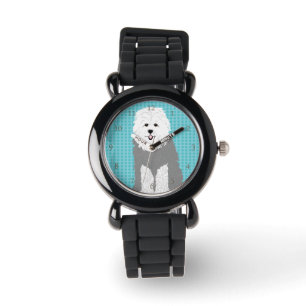 Altes englisches Schäferhund Armbanduhr