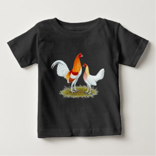 Altes englisches Spiel-Zwerghuhn:  Rotes Pyle Baby T-shirt