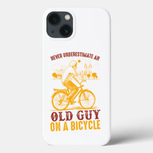 Altes Fahrerdesign Fahrrad Nie unterschätzen Case-Mate iPhone Hülle