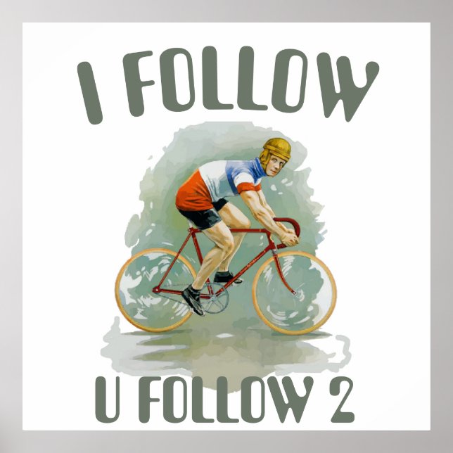 Altes Fahrrad, fügen Sie Text Poster (Vorne)