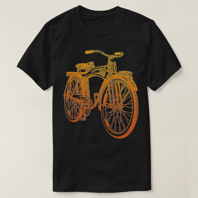 Altes Fahrrad gestörtes Fahrrad T-Shirt (Design vorne)