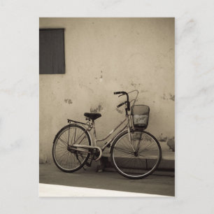 Altes Fahrrad Postkarte