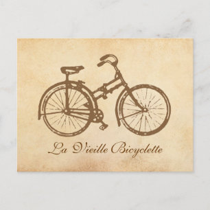 Altes Fahrrad Postkarte