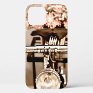 Altes Fahrrad und Blumen verschwimmen im Hintergru Case-Mate iPhone Hülle
