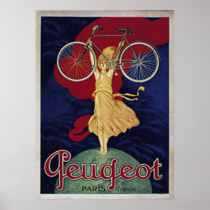 Altes Fahrradplakat Poster
