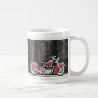 Altes Farbmotorrad-Foto Tasse