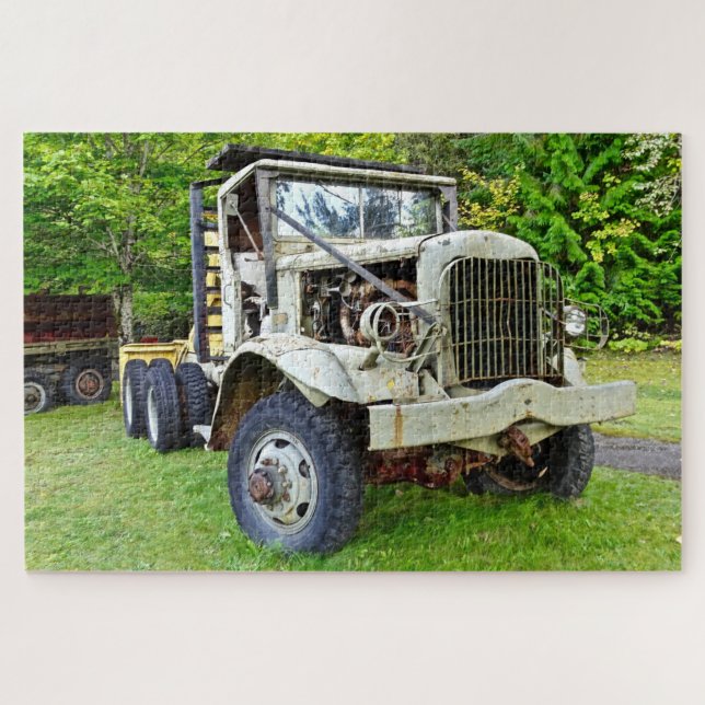altes Farmtruck-Puzzle Puzzle (Horizontal)