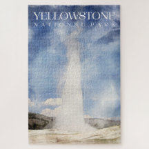 Altes Fechtpuzzle, Yellowstone 20"x30" Puzzle