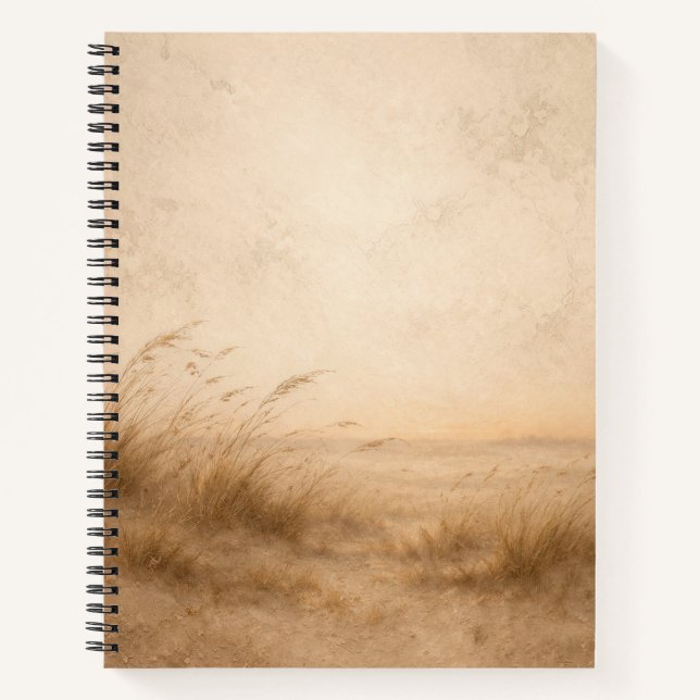 Altes Feld | Landschaftskunst | Notizbuch (Vorderseite)