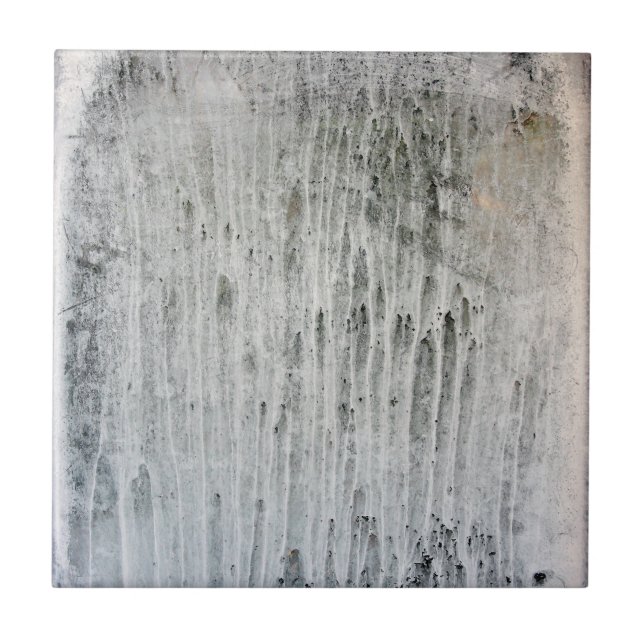 Altes Fenster in der Nacht Fliese (Vorderseite)