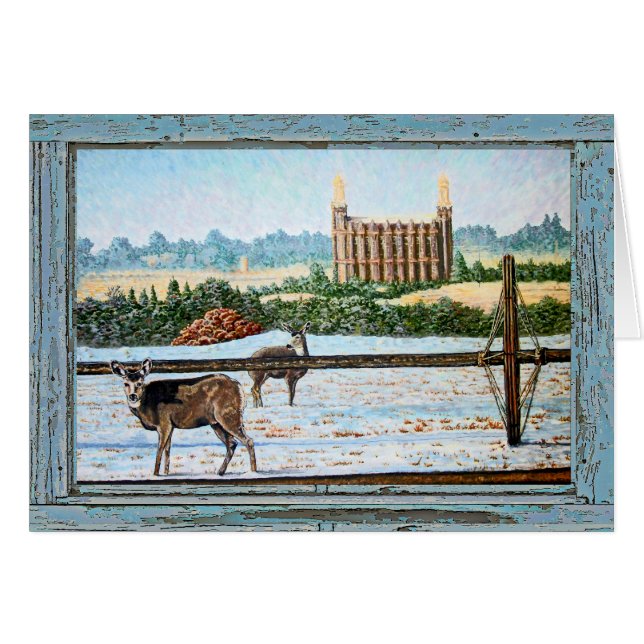 Altes Fenstertempelblau (Vorderseite (Horizontal))