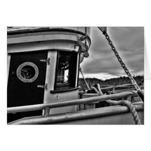 Altes Fischerboot Forecabin Card