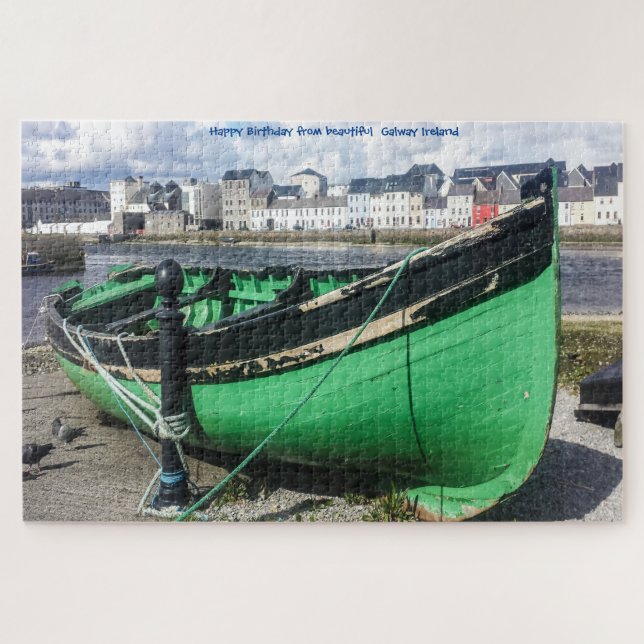 Altes Fischerboot Galway Irland. Jigsaw Puzzle (Horizontal)