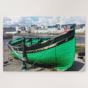 Altes Fischerboot Galway Irland. Puzzle