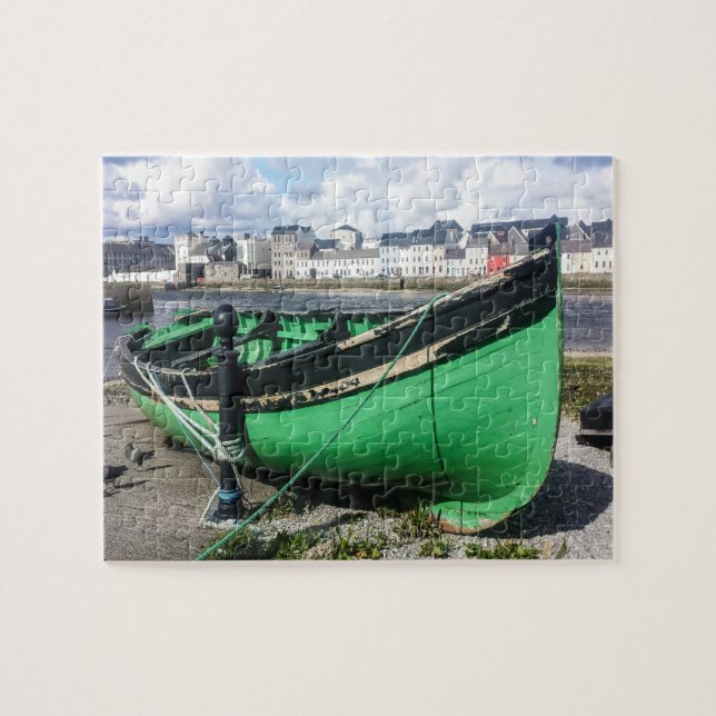 Altes Fischerboot Galway Irland. Puzzle (Horizontal)