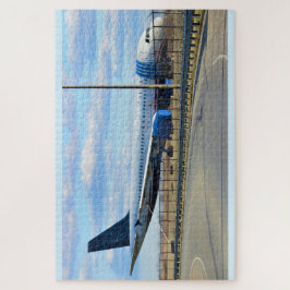 Altes Flugzeug Puzzle