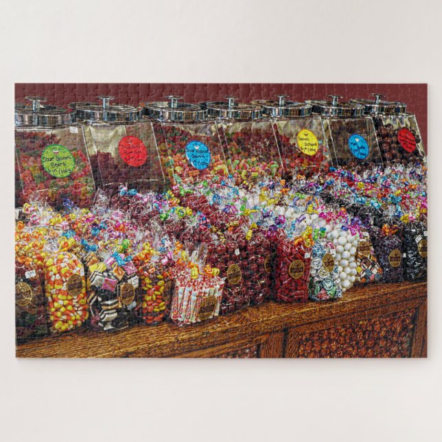 Altes Foto aus dem Candy Store Puzzle (Horizontal)