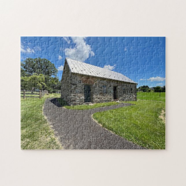 Altes Gebäude Puzzle (Horizontal)