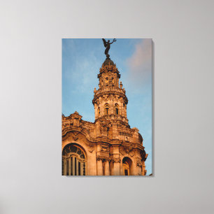 Altes Gebäude Spire, Havanna, Kuba Leinwanddruck