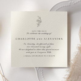 Altes Geld Ästhetische Hochzeit speichern Sie das Einladung