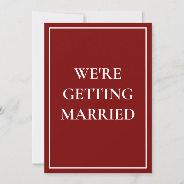 Altes Geld chic Vintage Save the Date Einladung (Vorderseite)