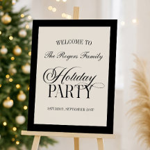 Altes Geld Schwarz Beige Feiertags-Party-Willkomme