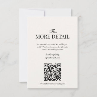 Altes Geld Schwarz & Weiß | Details Qr Code Encor Dankeskarte