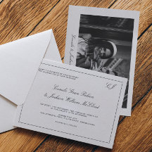 Altes Geld Schwarz-Weiß-Hochzeit