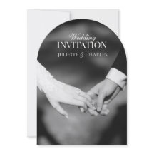Altes Geld Schwarz & Weiß | Hochzeitseinladung
