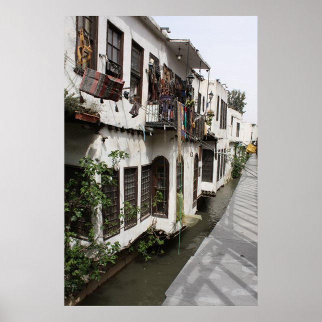 Altes Geschäft für Verkäufer - Damaskus, Syrien Poster (Vorne)