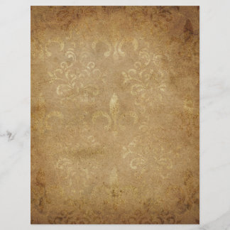 Altes Gold Gemustert Scrapbook