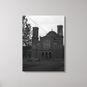 Altes Griechenland Athen Panagia Gorgoepikoos Kirc Leinwanddruck