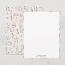 Altes Griechenland Klassisches griechisches Geschi Mitteilungskarte