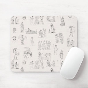 Altes Griechenland Klassisches griechisches Geschi Mousepad