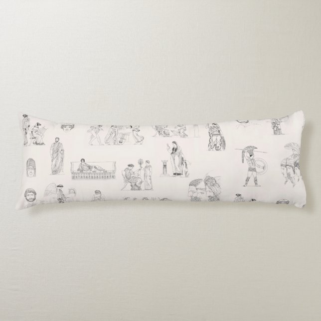 Altes Griechenland Klassisches griechisches Geschi Seitenschläferkissen (Vorderseite)