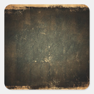 Altes Grunge-Papier Quadratischer Aufkleber