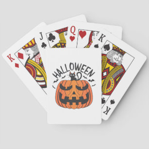 Altes Halloween Spielkarten