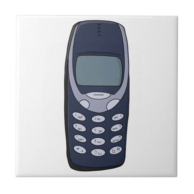 Altes Handy Fliese (Vorderseite)