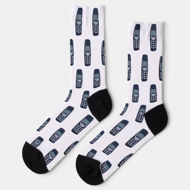 Altes Handy Socken (Linkes Detail)