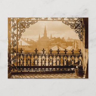 Altes Haus Balkon New Orleans Postkarte