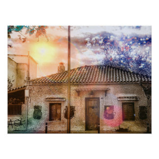 Altes Haus Poster