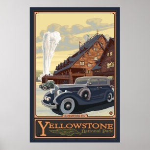 Altes Haus - Yellowstone Nat'l Park Poster