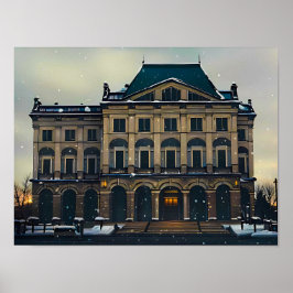 Altes Herrenhaus Print Poster