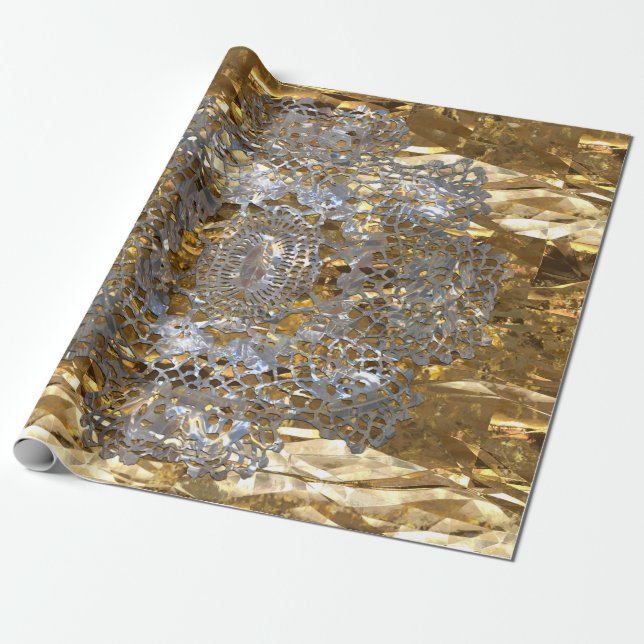 Altes Hollywood-Chic elegant Geschenkpapier (Ungerollt)