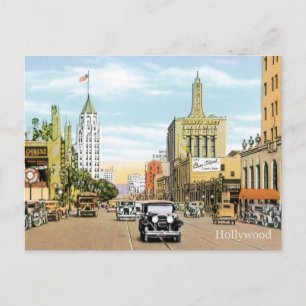 Altes Hollywood Postkarte