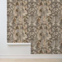 Altes Holz Damast Antik-Optik