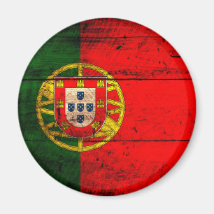 Altes Holz - Portugal - Flagge Magnet