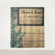 Altes Holz rustikales Hochzeitsszenario Foto Hinte