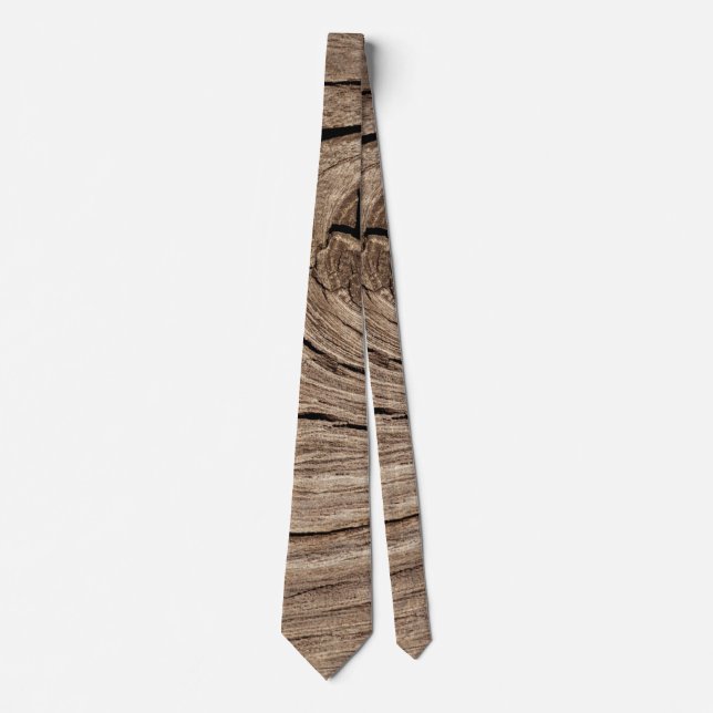 altes Holz, vintage Krawatte (Vorderseite)