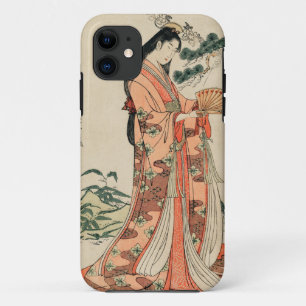 Altes Holz Zeichnend japanische Frau Case-Mate iPhone Hülle